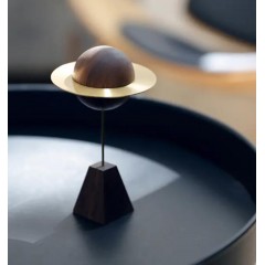 小行星扩香木香薰香器黑胡桃木材质